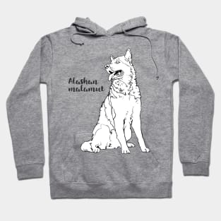 Alaskan malamute Hoodie